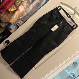 NWT real leather Apiece Apart pants size 25/26 original retail $995 paid $432